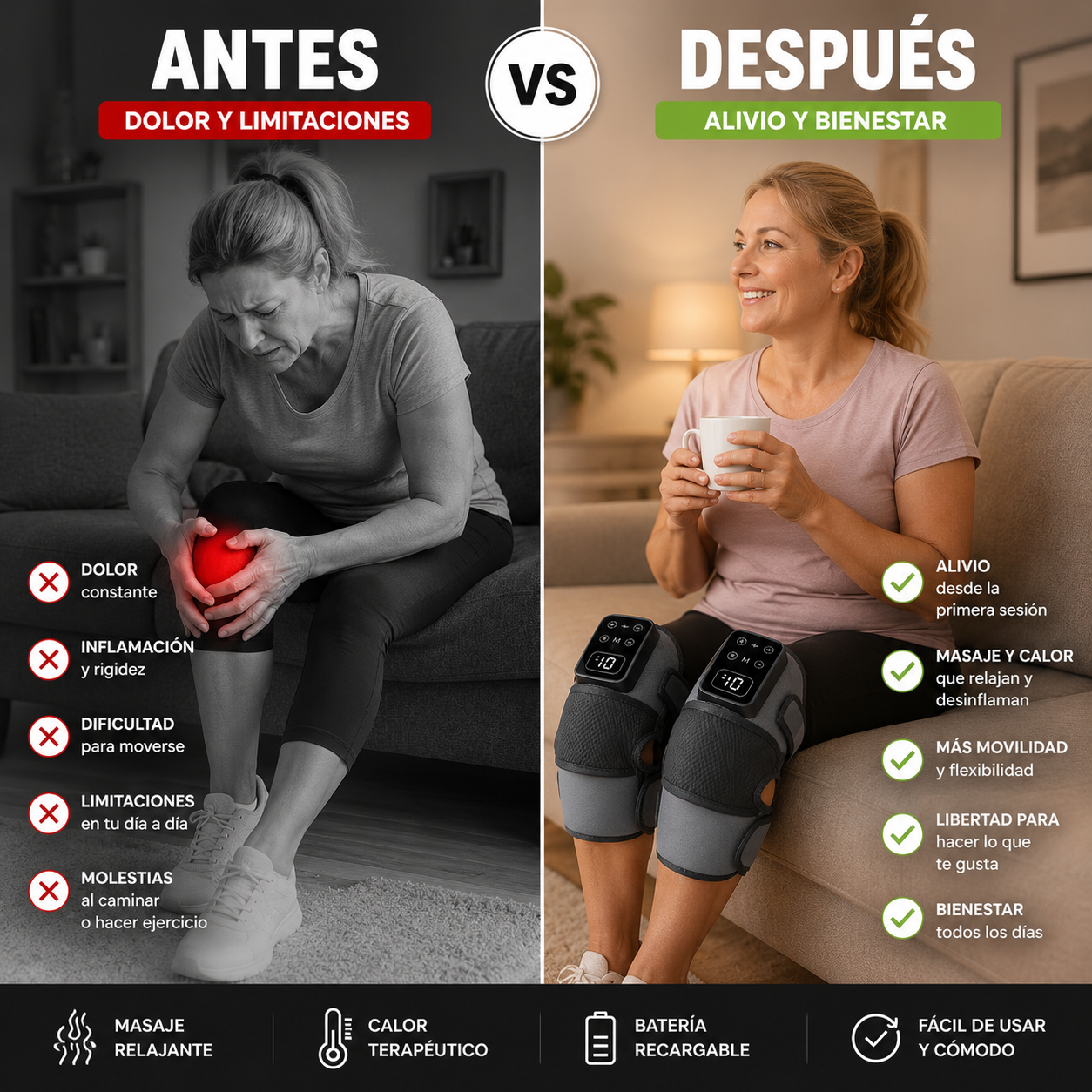 RODIRELAX PRO™ Recupera tu movilidad con masaje terapéutico