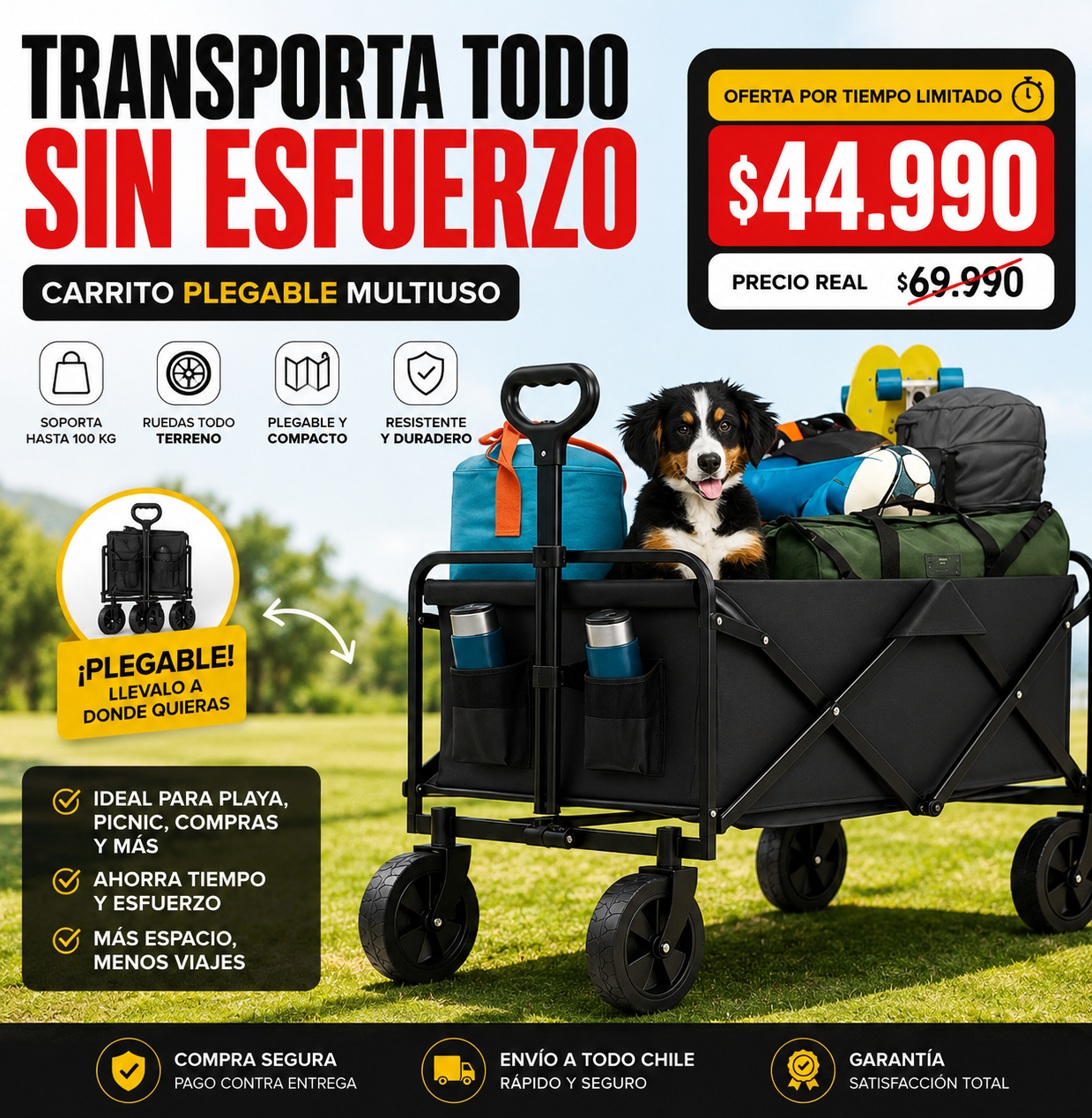 CARGOFLEX™ | TRANSPORTA TODO SIN ESFUERZO