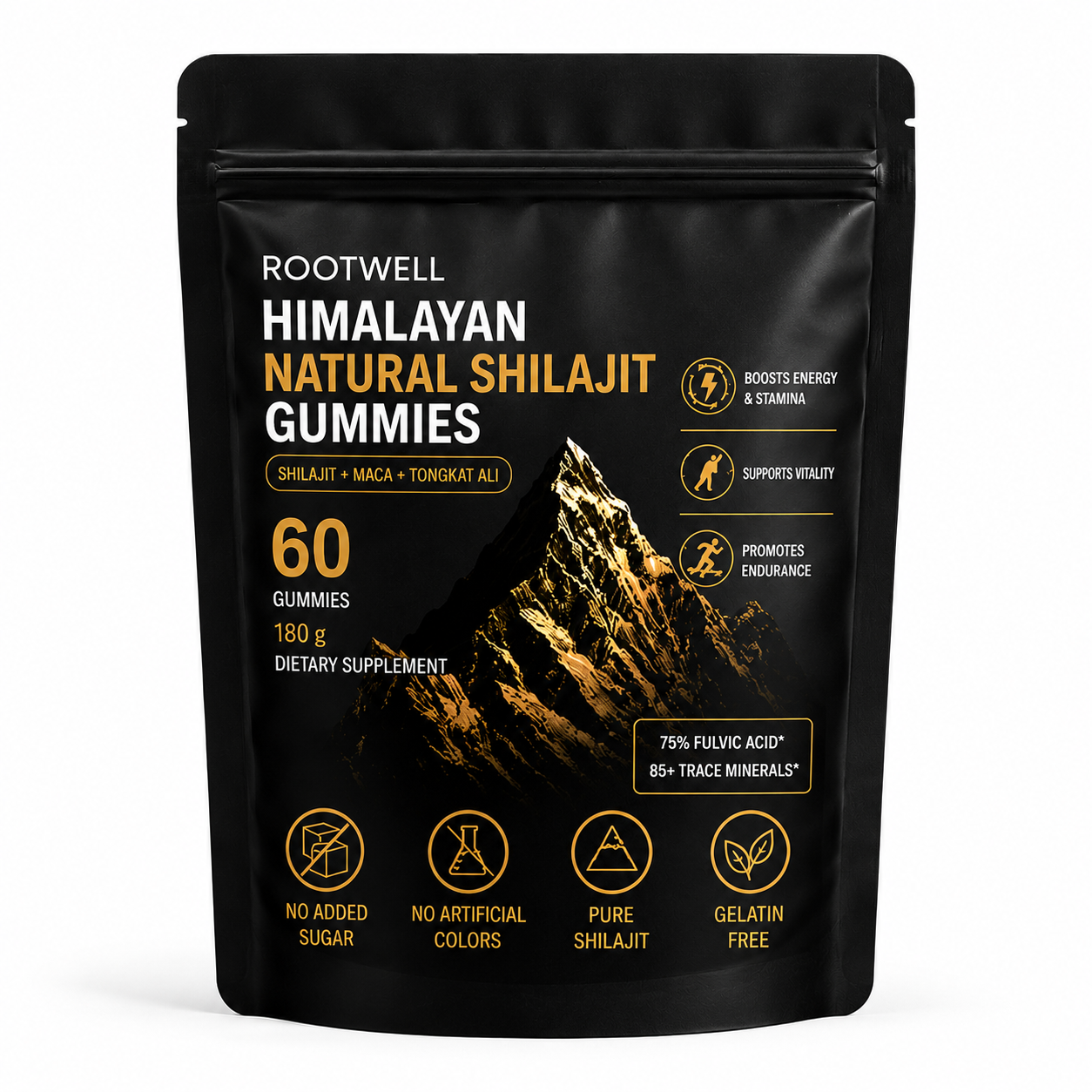SHILAJIT 60 GUMMIES HIMALAYA CON MACA