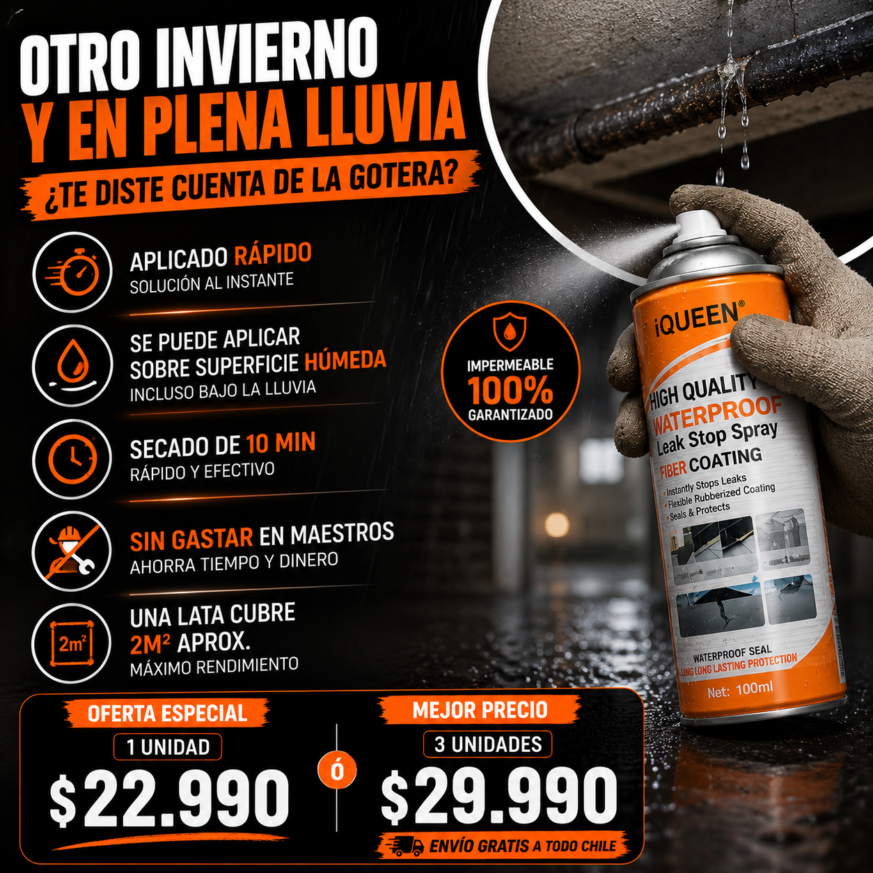 SEALPRO™ | DETÉN LAS FILTRACIONES ANTES DE QUE EMPEOREN