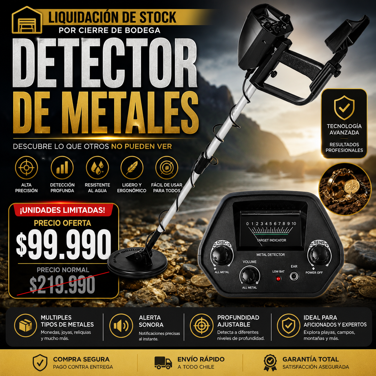 TREASURESCAN™ | DESCUBRE LO QUE OTROS JAMÁS ENCONTRARÁN.