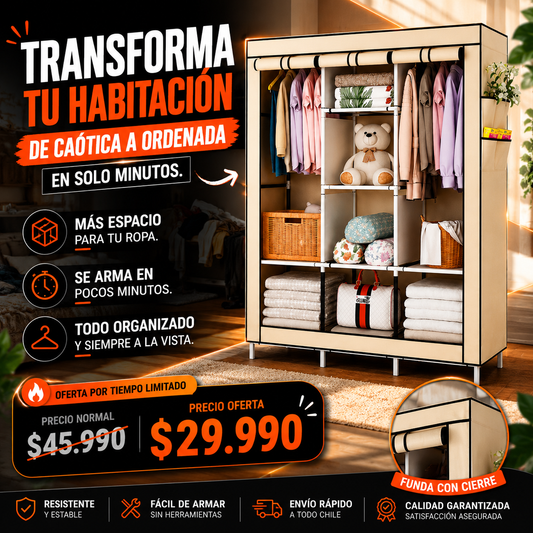 EASYCLOSET™ | EL ORDEN QUE TU HABITACIÓN NECESITABA