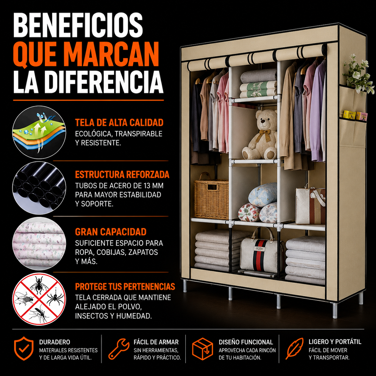 EASYCLOSET™ | EL ORDEN QUE TU HABITACIÓN NECESITABA