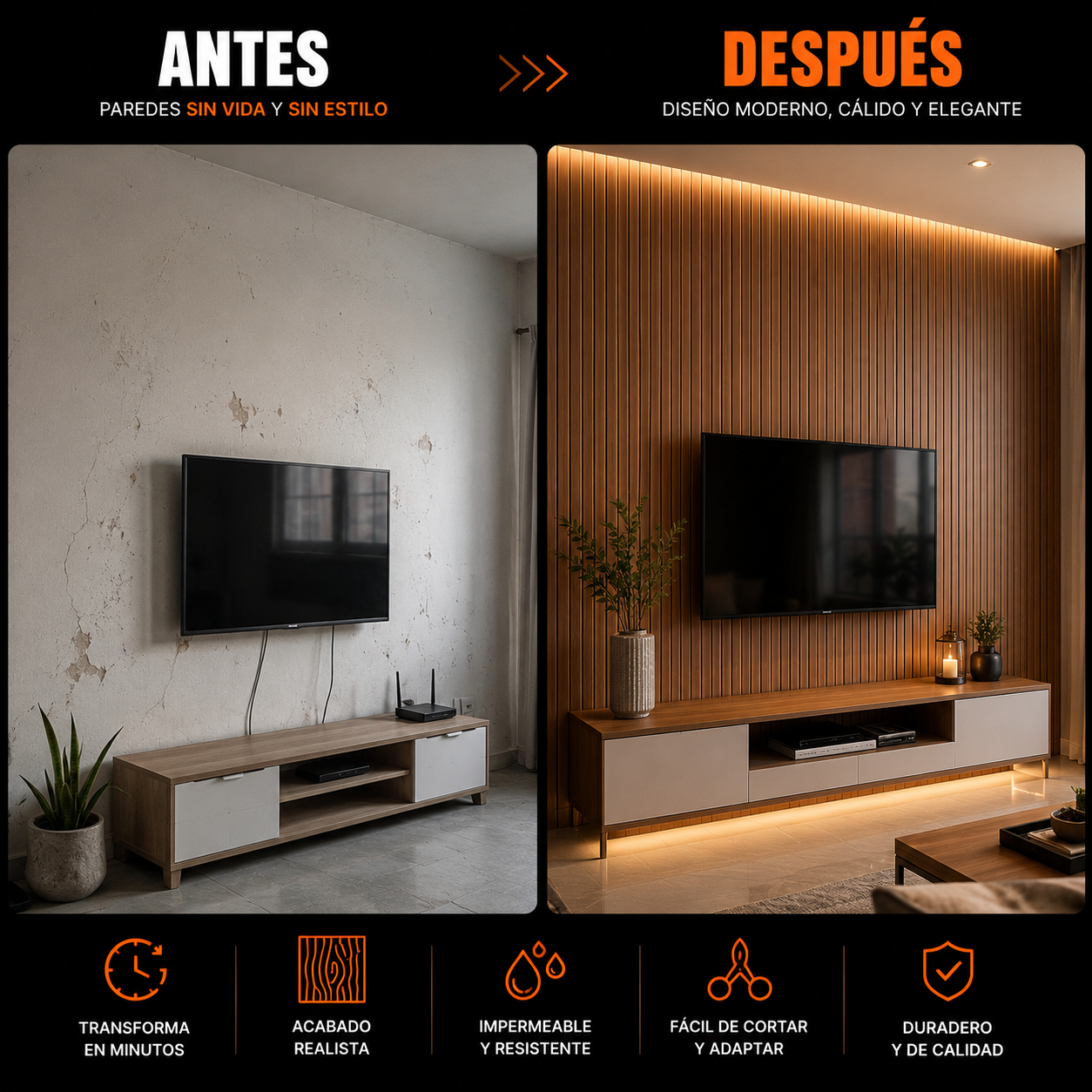 DECO PANEL™ | MODERNIZA TUS PAREDES SIN OBRAS NI DESORDEN